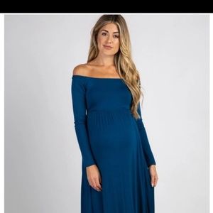 Sold- Pinkblush maternity gown XL